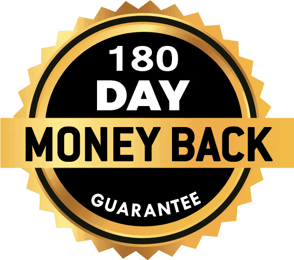 180 Day money back gurantee 