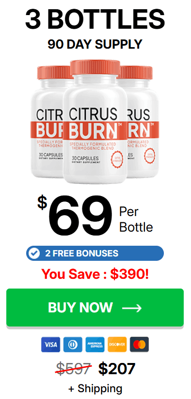 CitrusBurn 3-Bottle